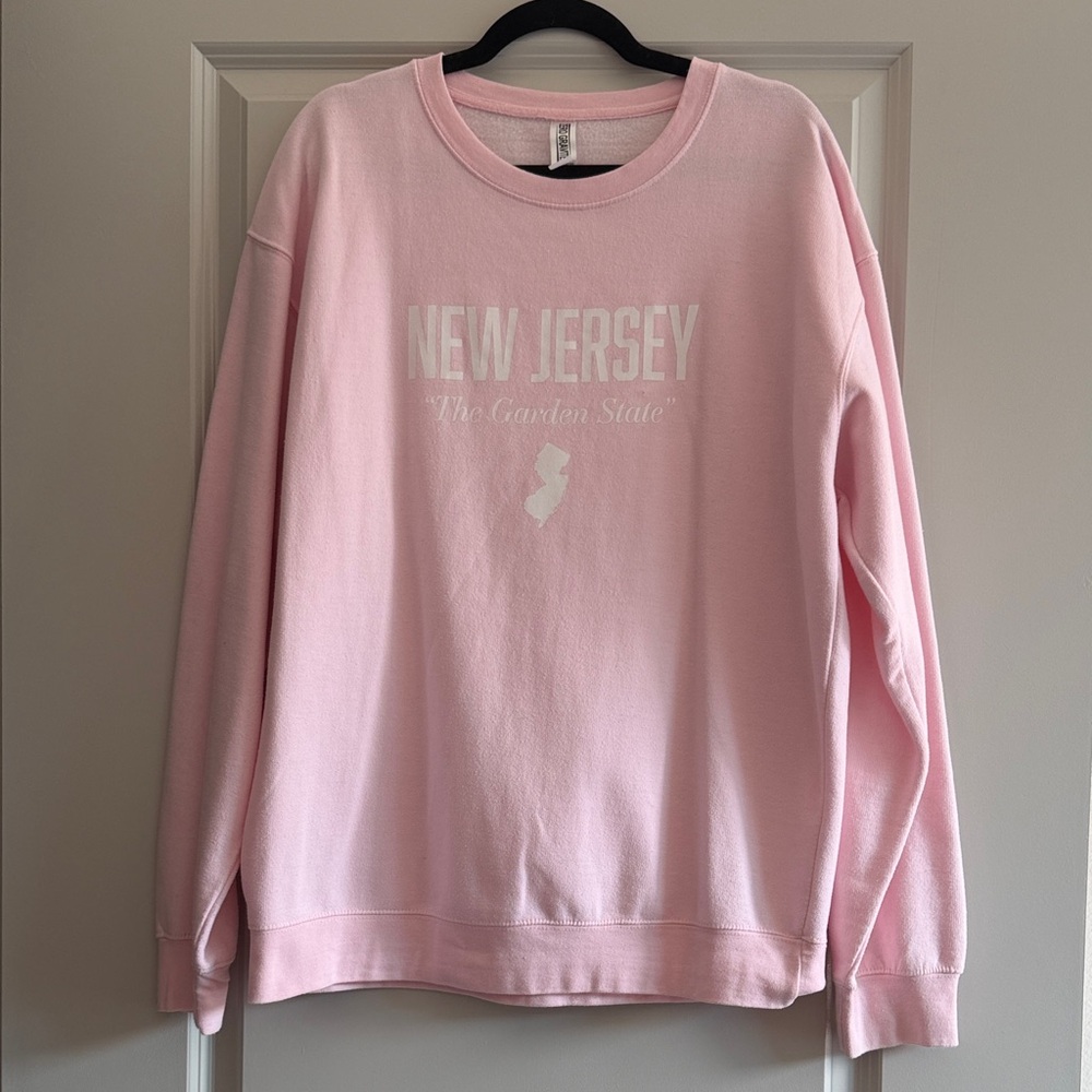 Pink New Jersey Women's Sweater
